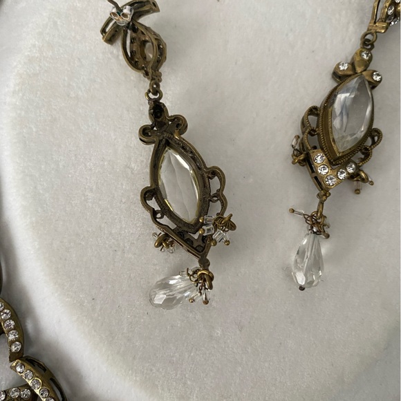 Indian luxury choker necklace and earrings set - Picture 4 of 6